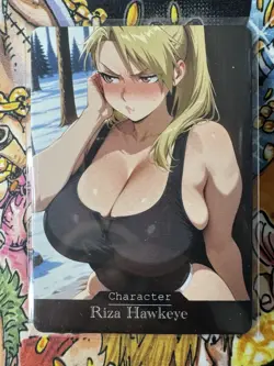Riza Hawkeye Full Metal Alchemist Goddess Story Waifu Anime Custom Card - Image 1
