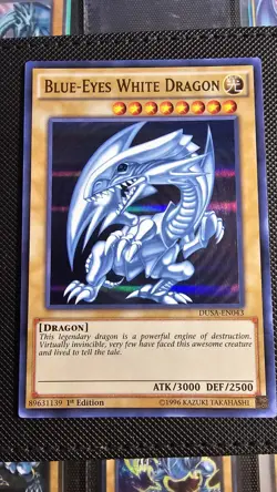 Yugioh Blue-Eyes White Dragon DUSA-EN043 1st Edition Ultra Rare NM - Image 1