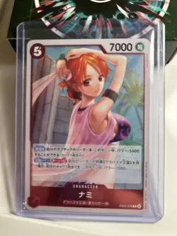 One Piece card EB03-006 R Nami Japanese Heroines Edition - Image 1