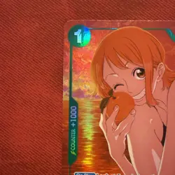 NAMI - One Piece TCG EB02-017 - AA Alt Art Rare - Extra Booster Anime 25th NM - Image 2