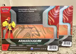 Pokemon TCG: Armarouge EX Premium Collection Lot Of Two (2) Factory Sealed - Image 2