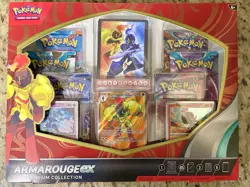 Pokemon TCG: Armarouge EX Premium Collection Lot Of Two (2) Factory Sealed - Image 3