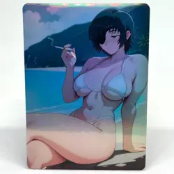 Chainsaw Man Himeno Goddess Anime Waifu ACG Foil Card - Image 1