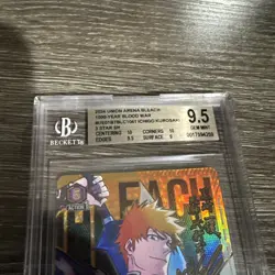 Union Arena Bleach Ichigo Kurosaki SR 3 Star UE01BT/BLC-1-041 Becket Graded 9.5 - Image 2