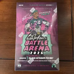 2026 Bo Jackson Battle Arena Ken Griffey Jr Edition Hobby Box NEW SEALED w/ auto - Image 1