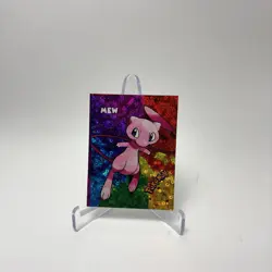 2024 Pokemon Mew Last Evolution Sticker Limited Edition Rainbow Tie-dye Foil - Image 1