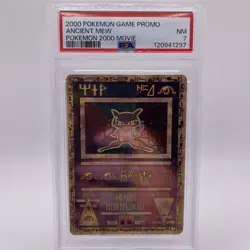 Pokemon The Movie 2000 Ancient Mew Promo PSA 7 NM - Image 1