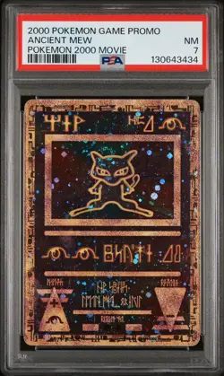 Pokemon The Movie 2000 Ancient Mew Promo PSA 7 NM - Image 1