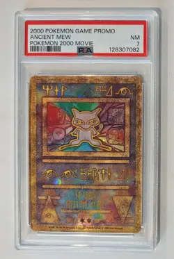Pokemon The Movie 2000 Ancient Mew Promo PSA 7 NM - Image 1