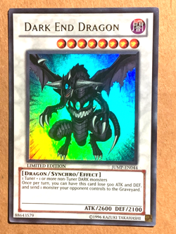 yugioh Dark End Dragon 2014 JUMP-EN044 Limited Edition Near Mint - Image 2