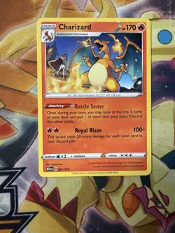 Pokemon 2024 McDonald's Promo Charizard Card 001/015 Rare NM - Image 1