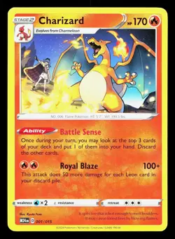 Charizard 001/015 McDonald's Promos 2024 NM Pokemon Card TCG - Image 1
