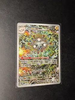 Magneton SVP159 Scarlet & Violet Illustration Rare Promo Pokemon Card - Image 3