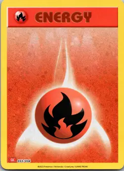 Basic Fire Energy Classic Collection Trading Card Game Classic 033/034 NM - Image 1