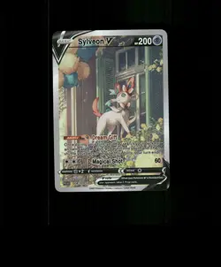 FAN-ART READ DESCRIPTION BELOW HOLO SYLVEON Card SYLVEON Pokemon Card p1 - Image 1