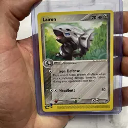 Lairon 41/100 2003 EX-Sandstorm Uncommon Pokemon Card E-Reader Vintage NM/MT TCG - Image 1