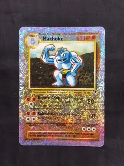 Pokemon Cards: Legendary Collection Reverse Holo: Machoke 51/110 - Image 1