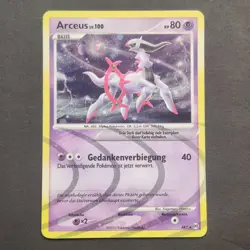 Pokemon TCG Karte - Arceus Lv. 100 (Arceus AR7) Platin Holo - Image 2
