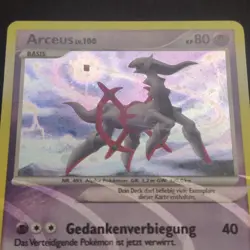 Pokemon TCG Karte - Arceus Lv. 100 (Arceus AR7) Platin Holo - Image 4