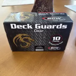 500 BCW Standard Gaming Card Orange Deck Guards MTG pokemon Double Matte sleeves - Image 1