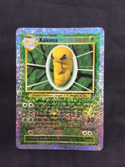 Pokemon Cards: Legendary Collection Reverse Holo: Kakuna 50/110 - Image 1