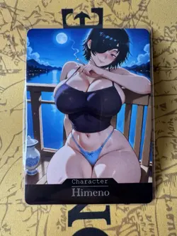 Himeno Chainsaw Man hentai Anime Doujin Waifu ACG Custom Card - Image 1