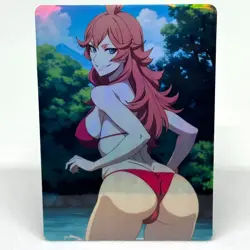 Black Clover Mereoleona Vermillion Goddess Anime Waifu ACG Foil Card - Image 1