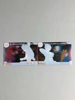 Goku vs Vegeta - set of 2 - Dragon Ball Morinaga Card Japanese - Image 2