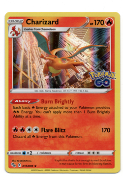 Charizard Holo Foil Rare Pokemon Card Set Mint Condition - Image 1