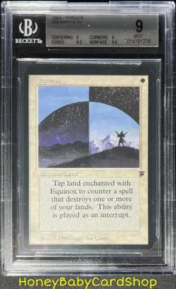 MTG Legends 1994 Equinox BGS 9.0Q++ (Quad++) MINT Old School 93/94 - Image 1