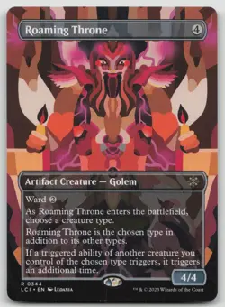 Roaming Throne (Borderless) LCI #344 R Normal NM - Image 1