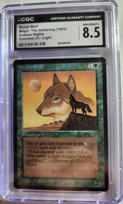 MTG - Wyluli Wolf - Arabian Nights - 1993 - Graded 8.5 by CGC - Image 1