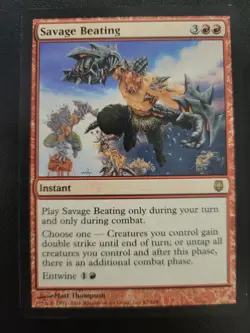 🔮Savage Beating - Darksteel - Magic The Gathering - MTG - Image 1