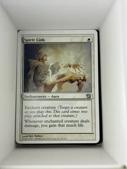 MTG Magic the Gathering Spirit Link (47/359) Ninth Edition. M5 - Image 1