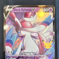 Pokemon Dark Sylveon V Promo Full Art Holo SWSH134 Sword & Shield 180 HP - Image 2