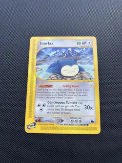 Pokemon Card Skyridge Snorlax 100/144 E Series Pokemon TCG - Image 2