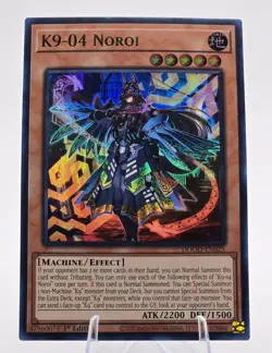 K9-04 Noroi DOOD-EN025 Ultra Rare NM Doom Of Dimensions Yugioh TCG 1st Edition - Image 1