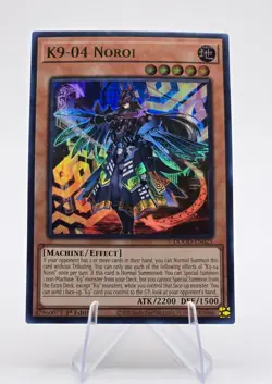 K9-04 Noroi DOOD-EN025 Ultra Rare NM Doom Of Dimensions Yugioh TCG 1st Edition - Image 2
