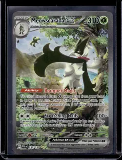 Pokemon SV02: Paldea Evolved Meowscarada ex 256/193 - Image 1