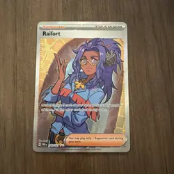 Raifort Full Art - Pokemon Trainer - Paradox Rift 142/131 - English - Near Mint - Image 1