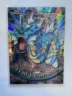2000 TOPPS CHROME POKEMON T.V. SPECTRA #130 GYARADOS - Image 1
