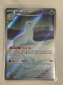 Pokemon TCG Dewgong 097/094 Illustration Rare Full Art Pack Fresh NM ENG - Image 1
