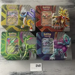 ⭐SHIPS TODAY⭐ Pokemon TCG Paradox Destinies & Clash Tins - Variety Lot Of 4 - Image 2