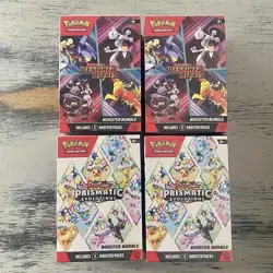 ⭐SHIPS TODAY⭐ Pokemon Prismatic Evolutions Destined Rivals Booster Bundle Lot - Image 1