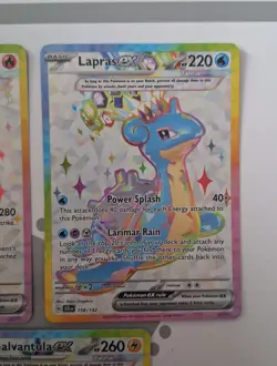 TCG Pokemon ULTRA RARE RAINBOW BORDERS from Stellar Crown (All NM) - Image 3
