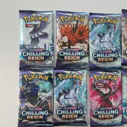 Pokemon Chilling Reign Booster Pack Lot (10 Packs) New/Sealed US Seller - Image 2