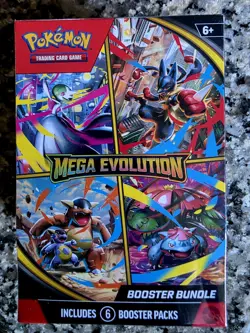 Pokemon Mega Evolution Booster Bundle (6 Packs) - New & Sealed Pokemon TCG - Image 1