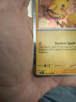 2026 Pikachu 051/162 Pokemon Day 30th Anniversary Stamped Promo TCG Cosmo Holo - Image 5