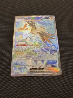 Pokemon TCG Zapdos 202/165 SV: Scarlet & Violet 151 Special Illustration Rare NM - Image 2