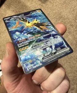 Pokemon TCG Zapdos 202/165 SV: Scarlet & Violet 151 Special Illustration Rare NM - Image 3